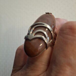 Jay King Petrified Aucaria Wood Ring